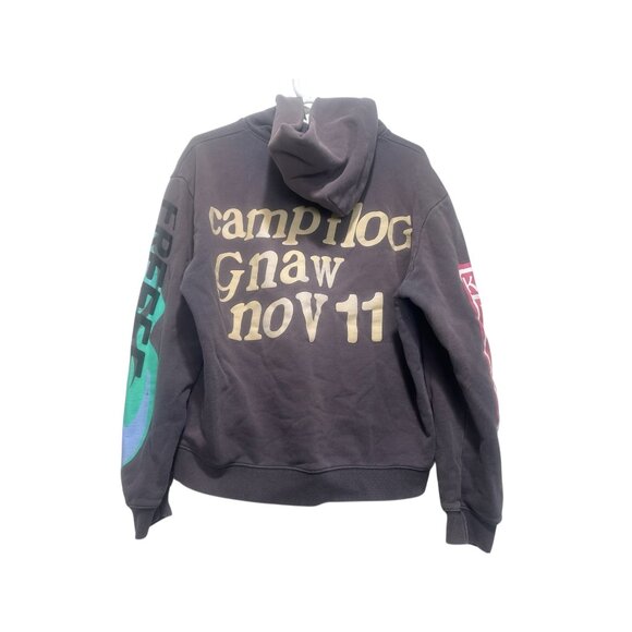 Lucky Me I See Ghosts Hoodie Kanye West x Kid Cudi Camp Flow Gnaw Medium Black - Picture 2 of 10